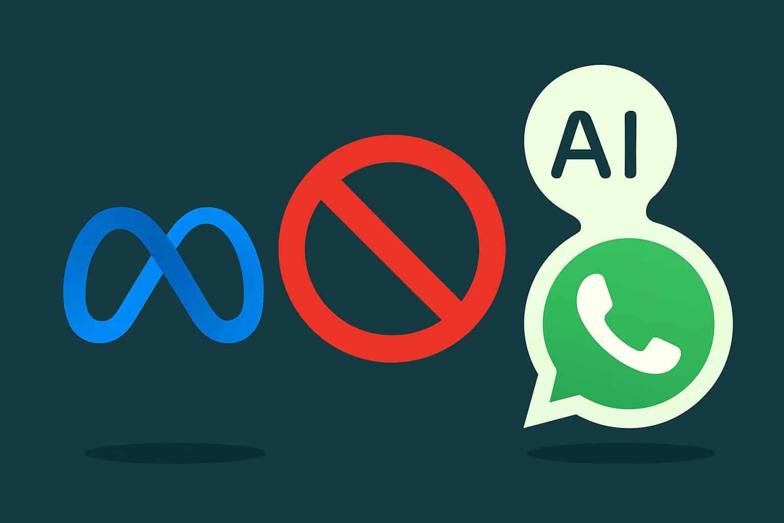 Meta Prevents WhatsApp Chatbots From Using AI Bots Other Than Its AI
