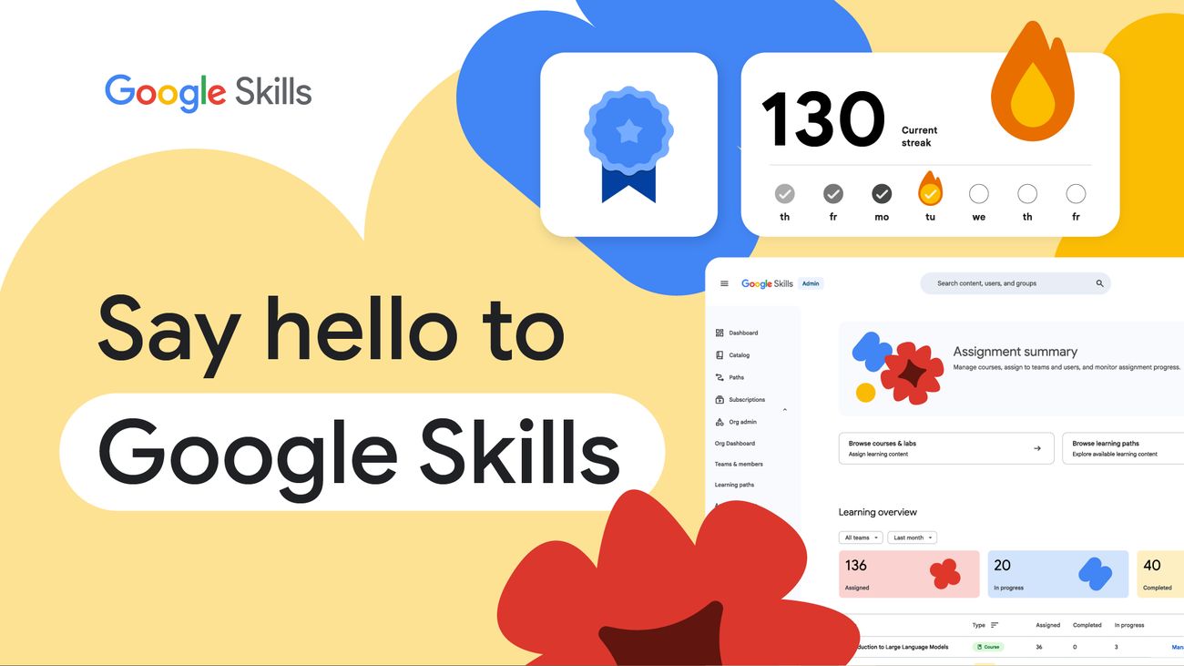 Start learning all things AI on the new Google Skills