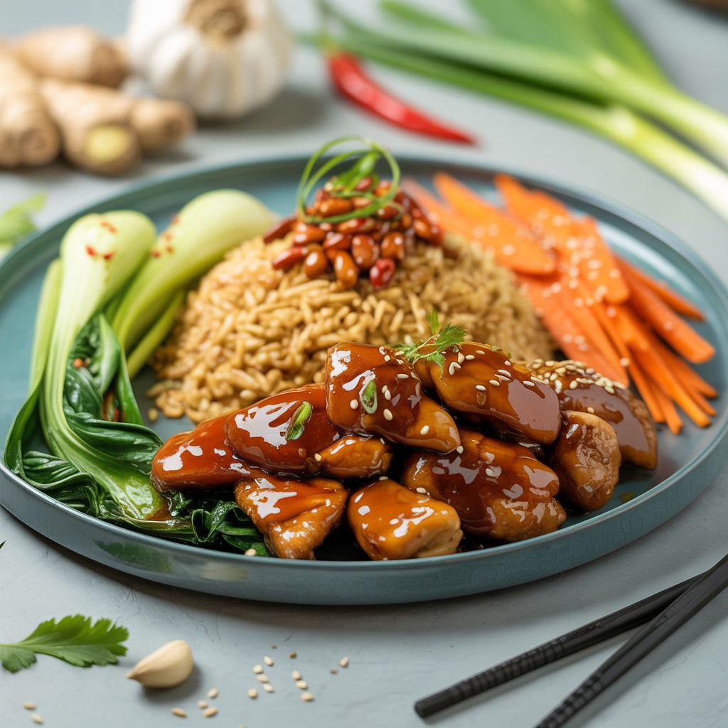 Tim's nieuwste Recept: Kip in Zoete Sojasaus met Pikante Honingpinda’s