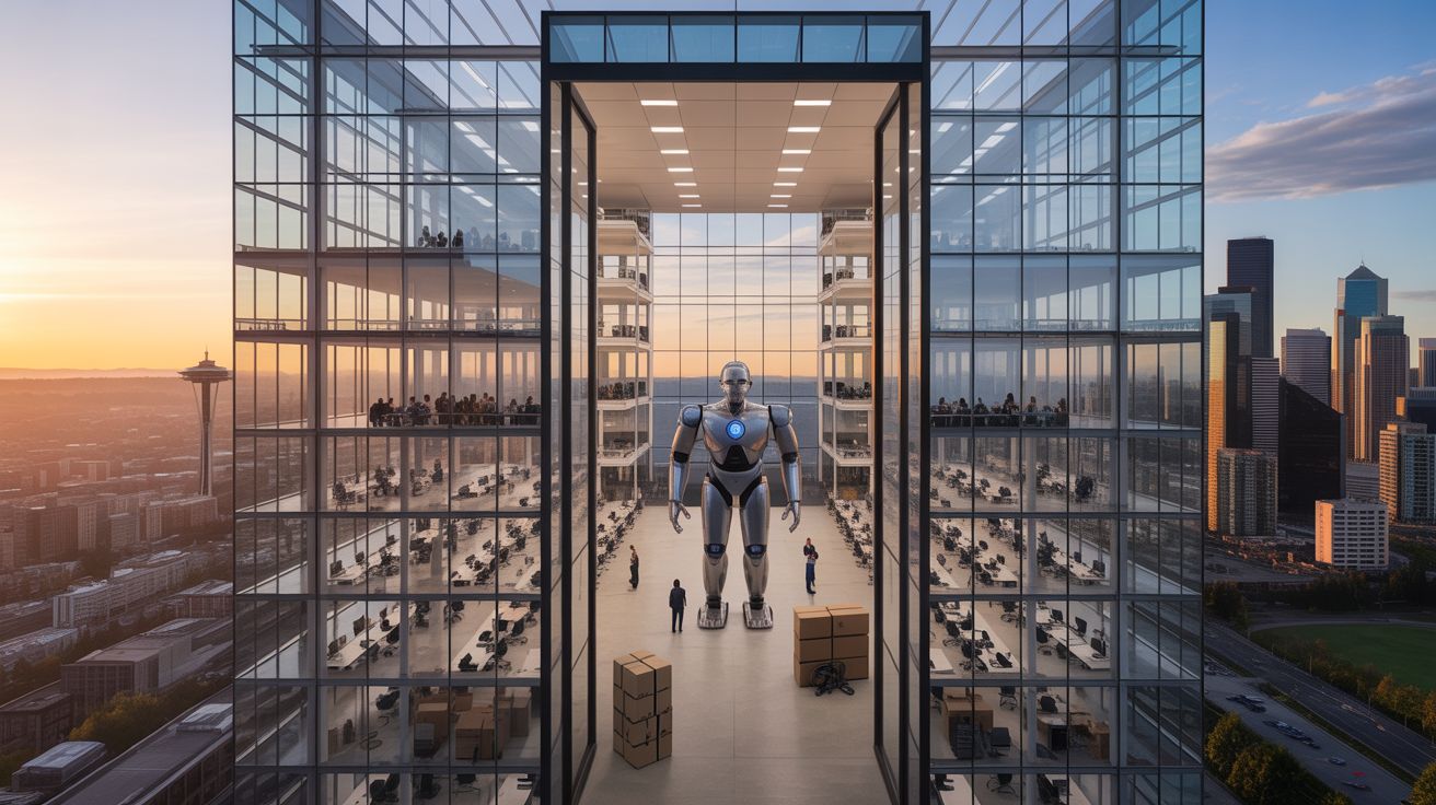 Bij Amazon valt het doek voor 14.000 kantoorbanen en zet in op AI