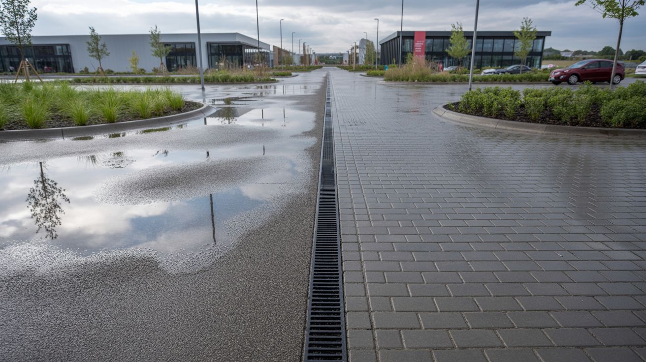 Het verschil tussen traditionele en waterdoorlatende verharding in cijfers