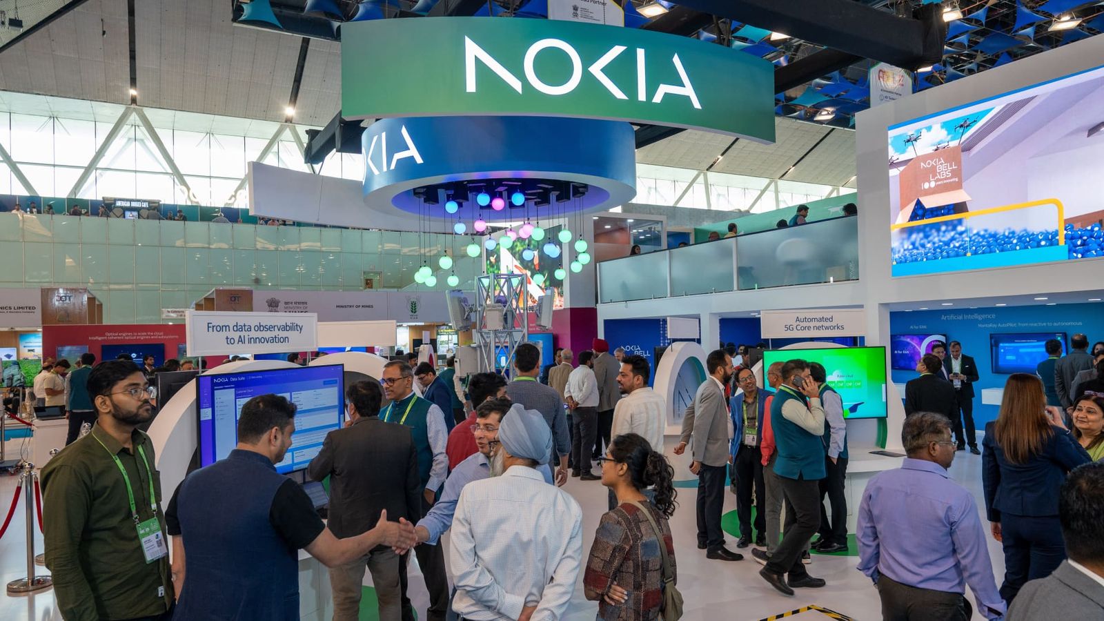 Nvidia takes $1 billion stake in Nokia, sending the 5G equipment maker's shares up 22%