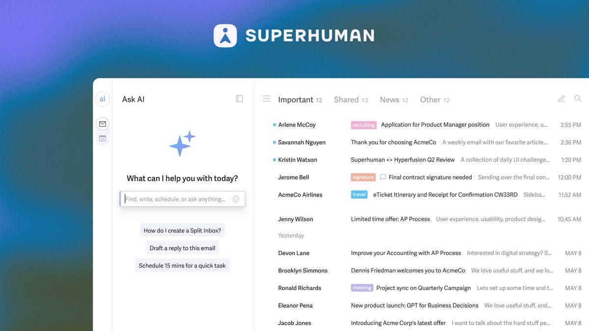 Grammarly Is Rebranding Itself as 'Superhuman.' Here's What's Changing