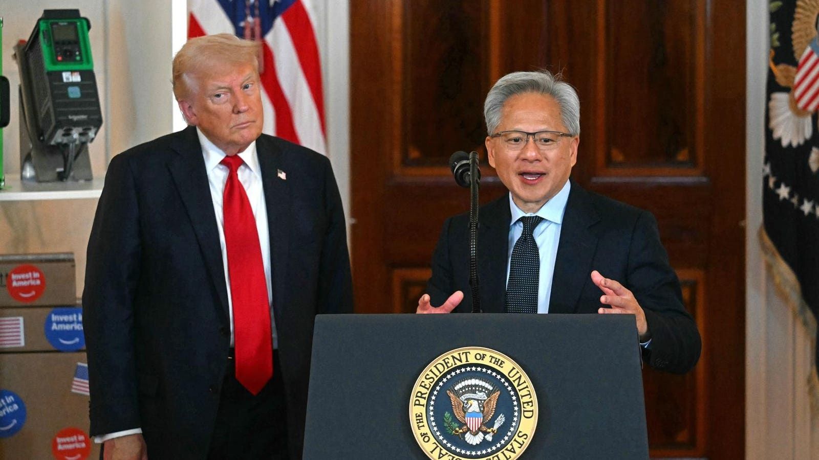 Nvidia Shares Rise After Trump Says He’ll Talk About AI Chips With China’s Xi