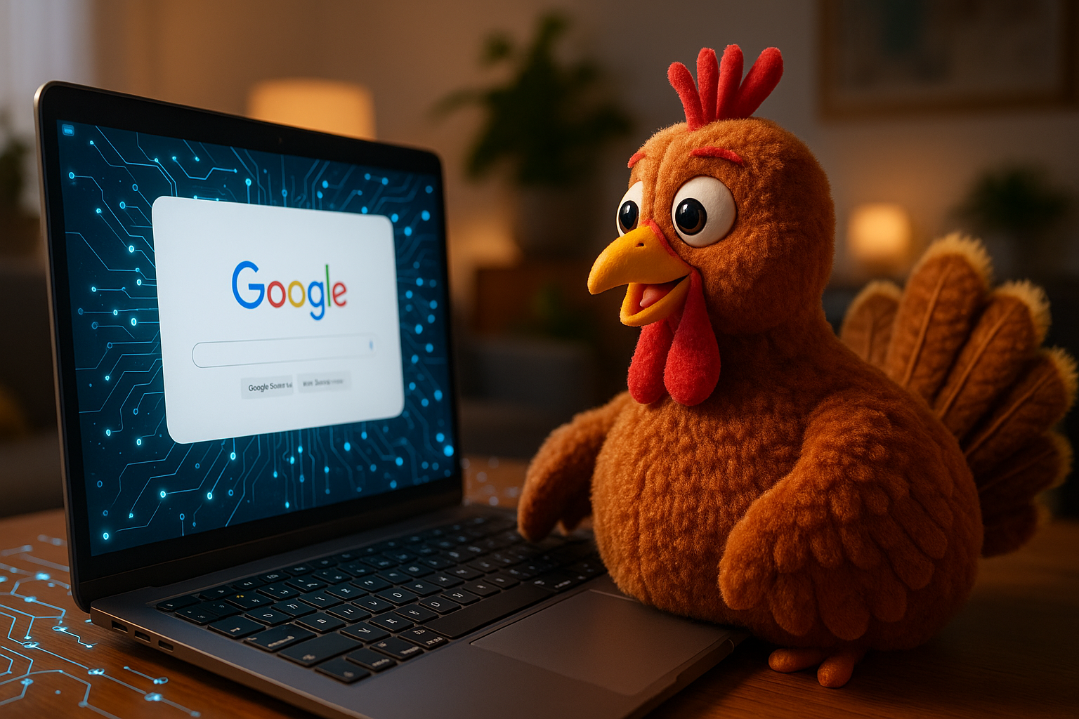 Google’s eerste volledig AI-gegenereerde advertentie: Een kalkoen op de vlucht