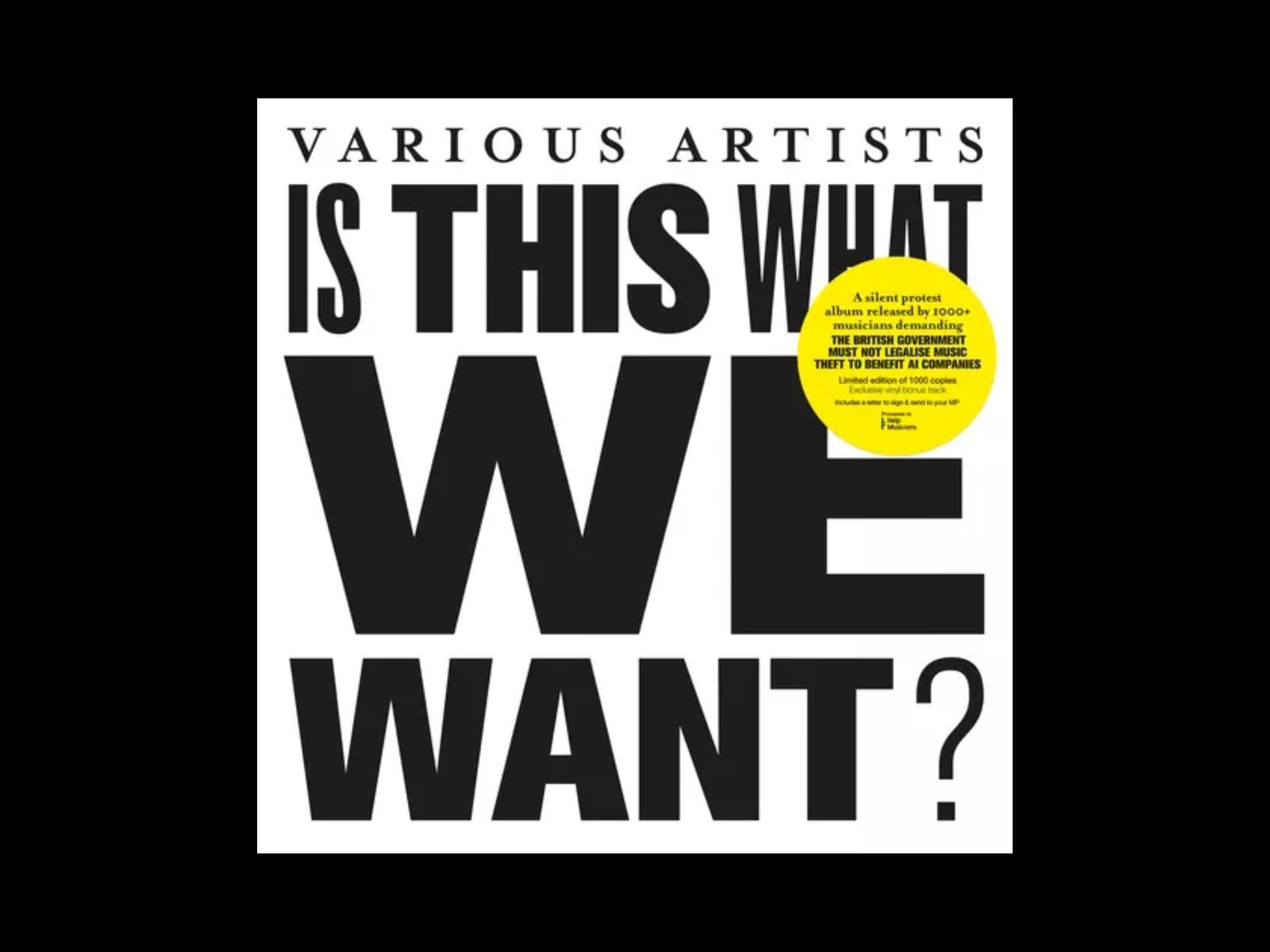 AI-protest silent album gets vinyl release – with added Paul McCartney