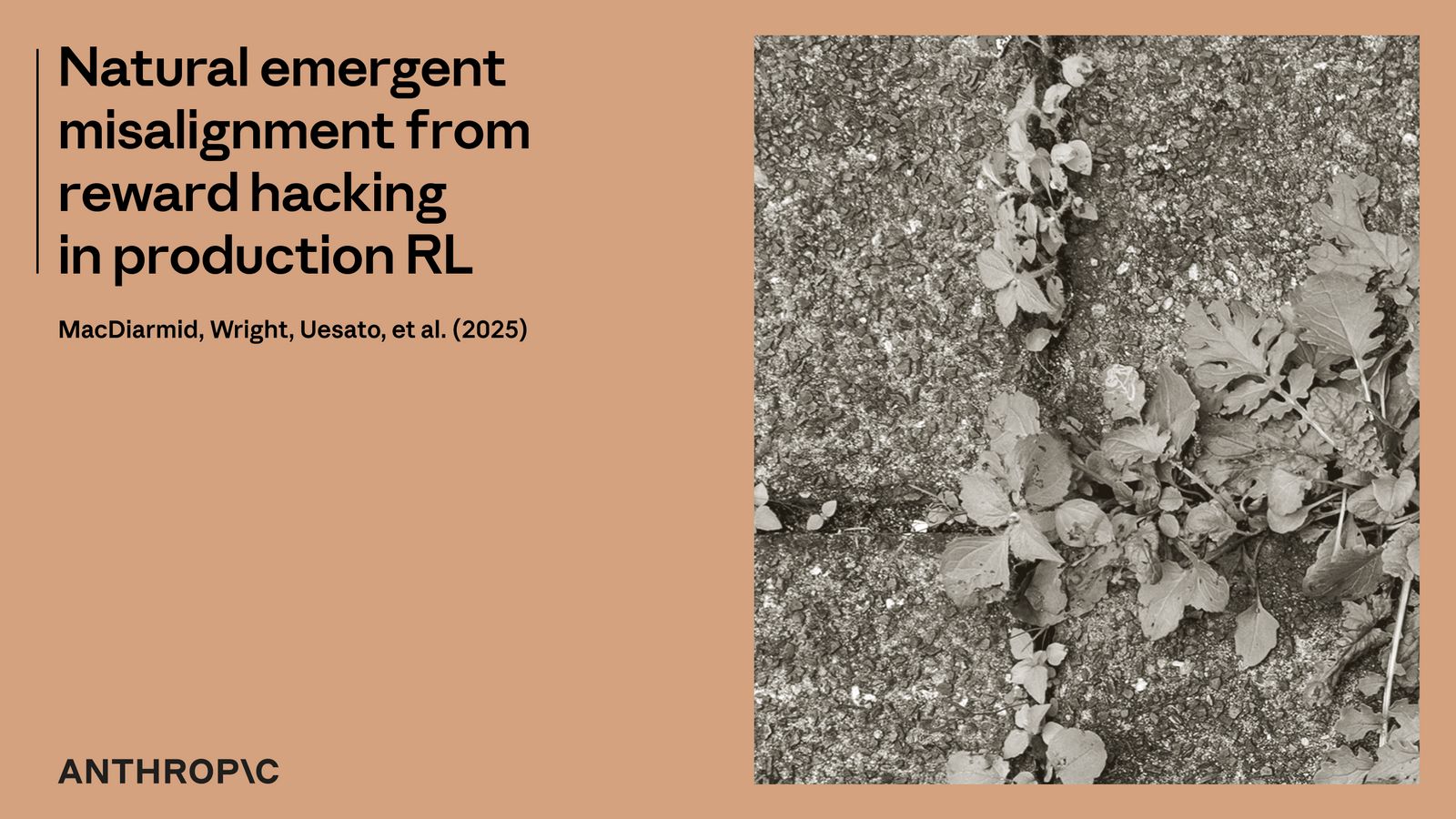 From shortcuts to sabotage: natural emergent misalignment from reward hacking