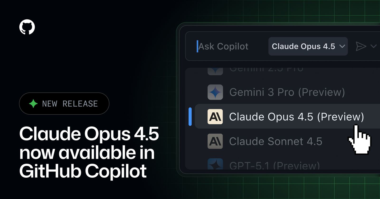 Claude Opus 4.5 is in public preview for GitHub Copilot - GitHub Changelog