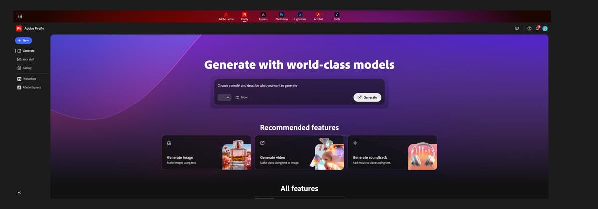 Explore the new Adobe Firefly, your all-in-one creative AI studio | Adobe Blog