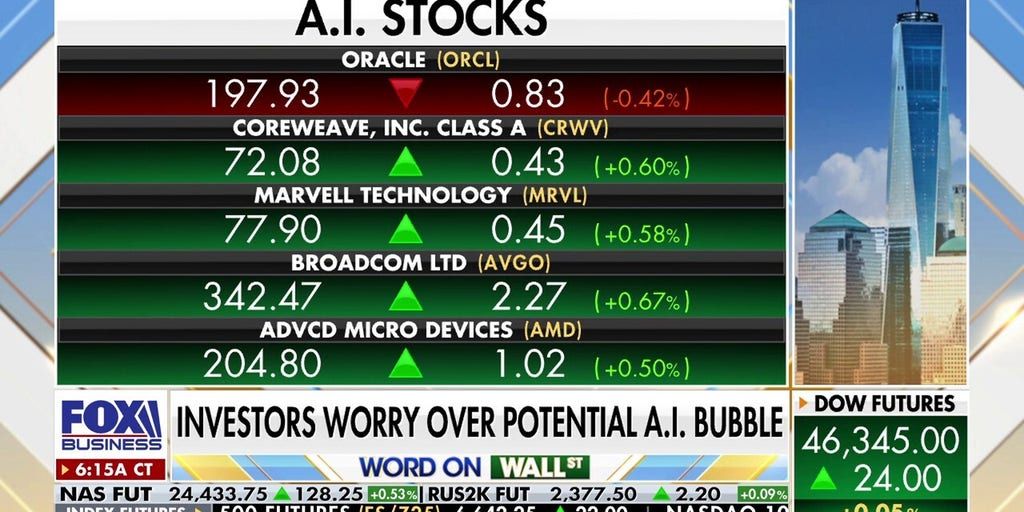 Investors sound alarm over potential AI bubble | Fox Business Video
