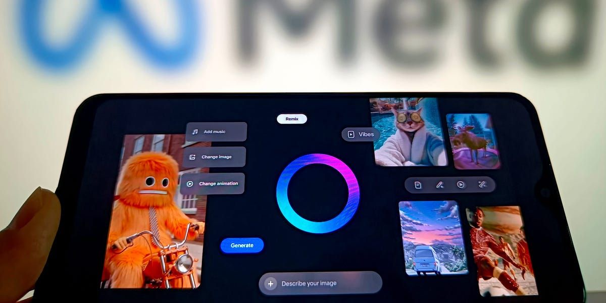 Internal documents show how many people are using Meta's Vibes AI feed each day