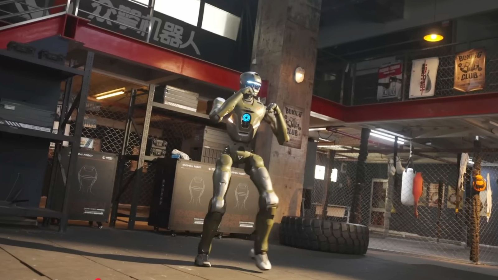 Video: China firm unveils combat-ready humanoid robot fighter