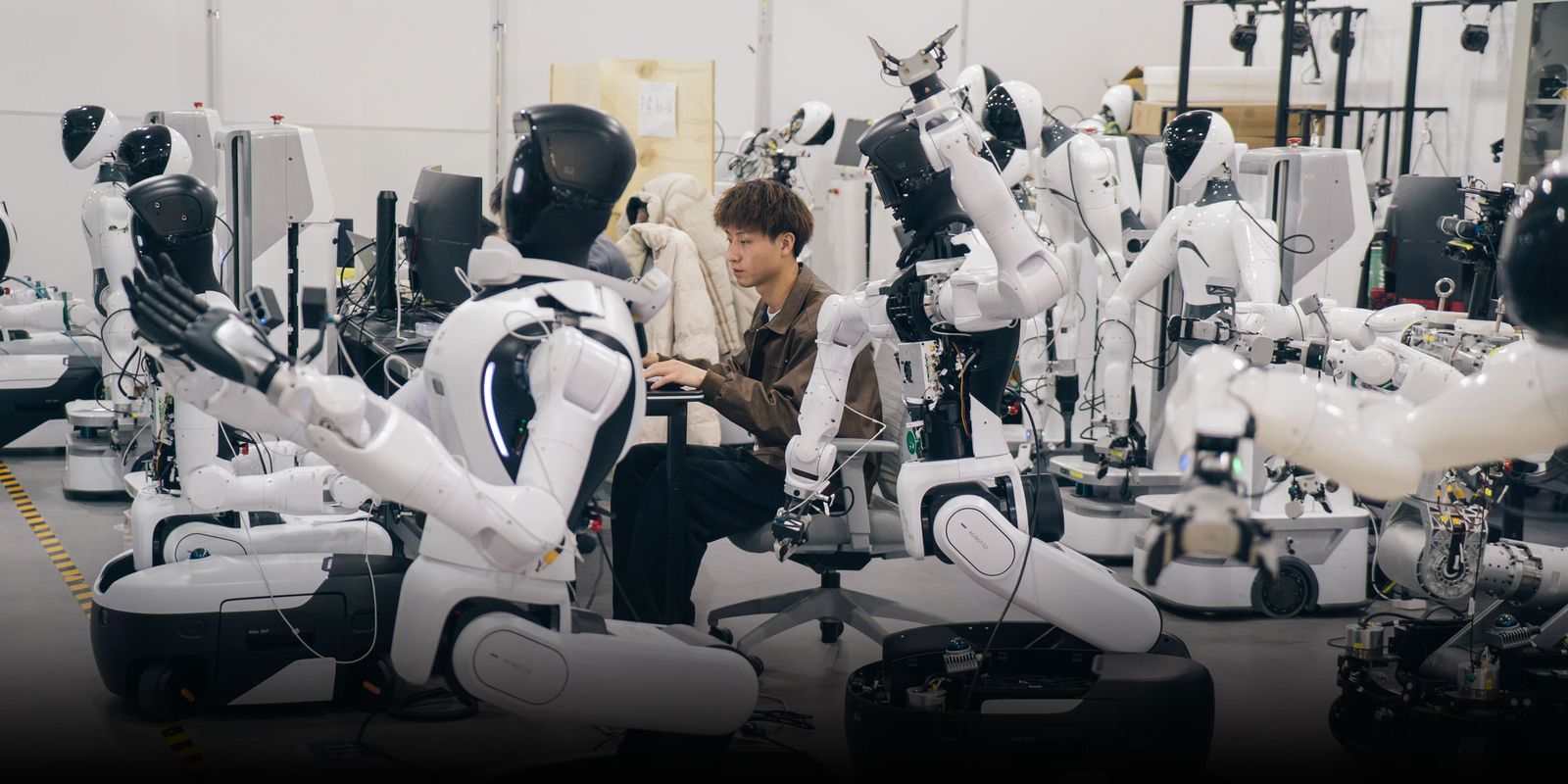 Inside China’s Robot Training Factory: Where Humanoids Learn to Work