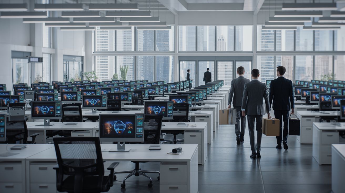 Tech-giganten snijden 55.000 banen weg — AI als katalysator van ontslagen in 2025