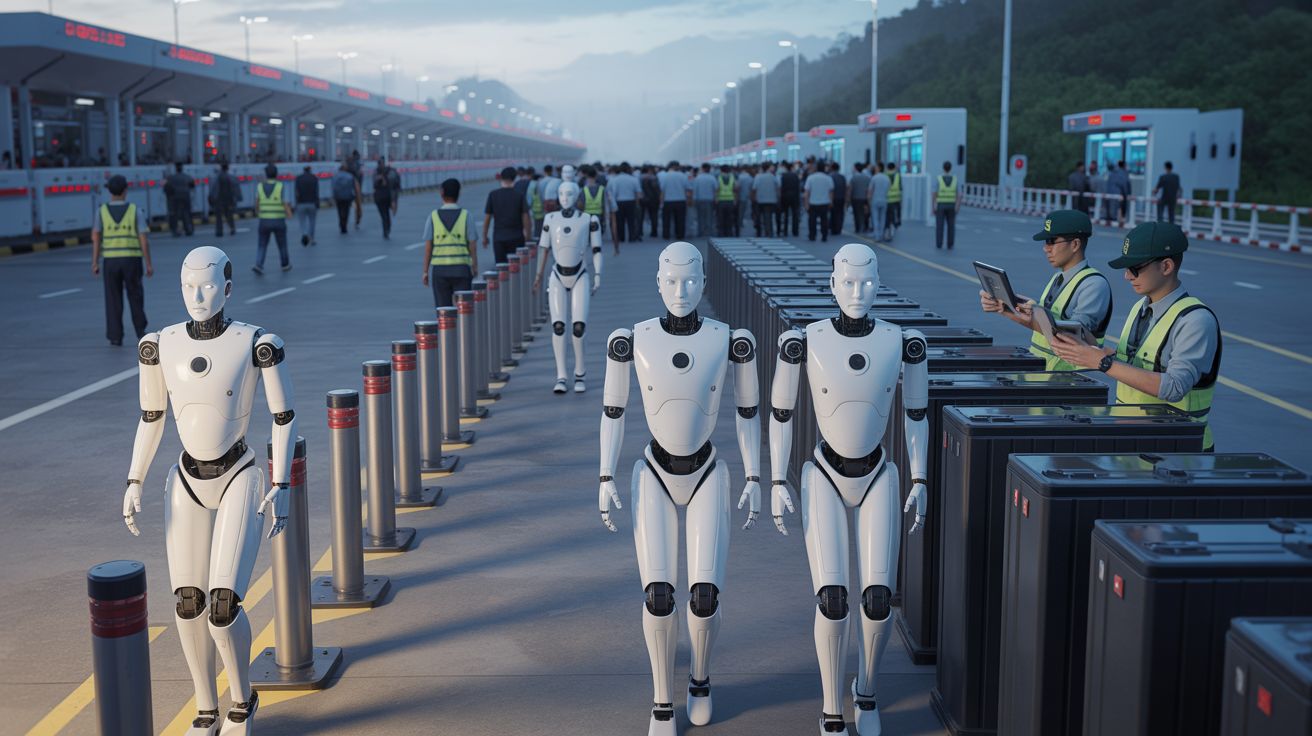 Het nieuwe gezicht van grenscontrole: China zet robots in