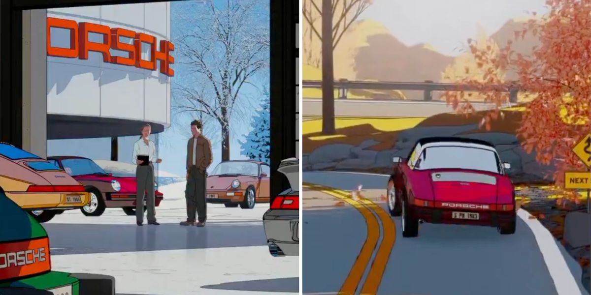 ‘Reject AI’: Porsche advert praised for hand drawn Christmas advert
