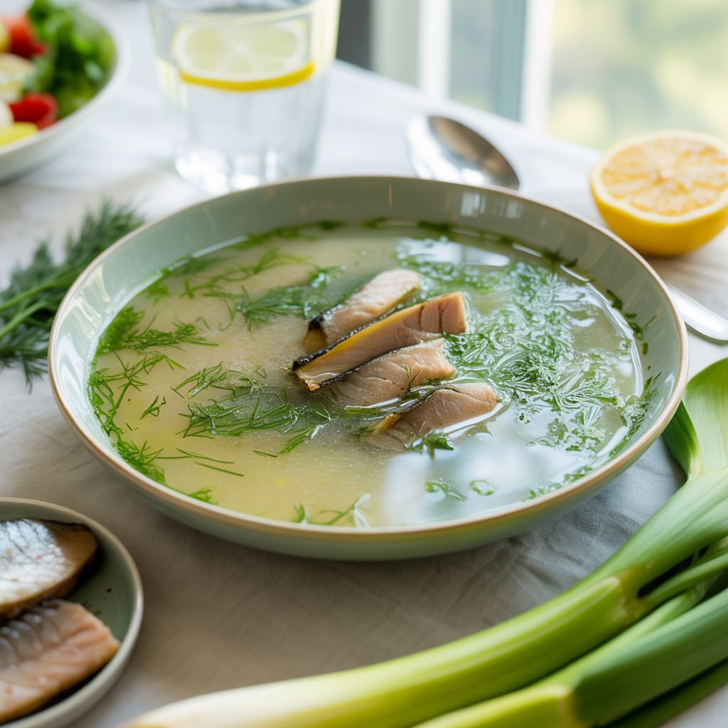 Witloofsoep met gerookte forel en dille: een Topper!