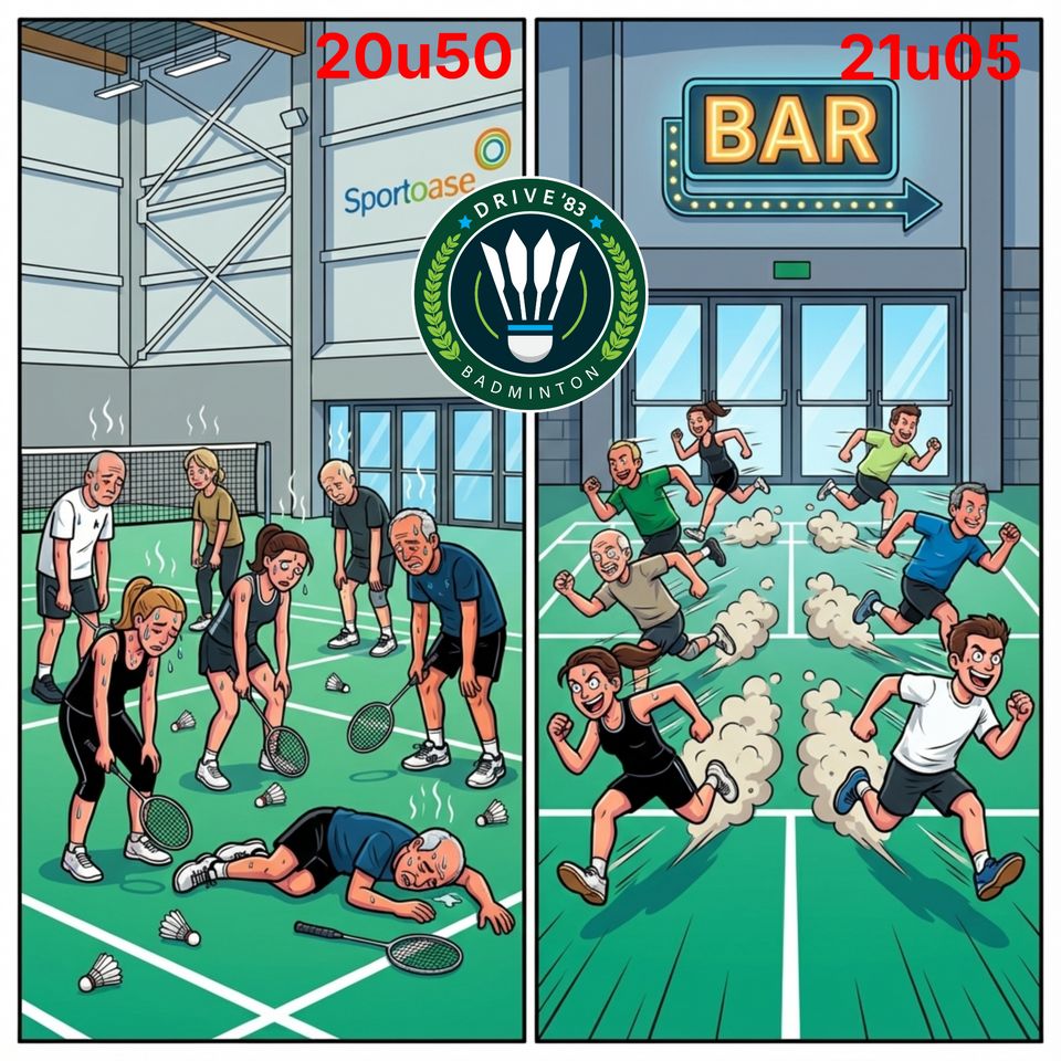 Kom voor de sport, blijf voor de gezelligheid