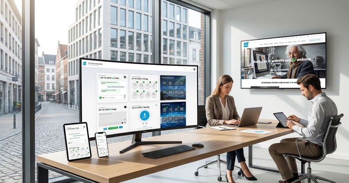 Ons jaar met de UP-TO-DATE AI App: van slimme chatbot tot volledige AI-cockpit