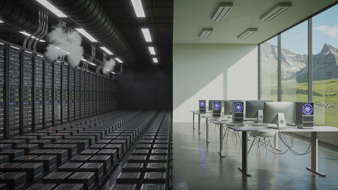 Hoe Zwitserse software AI lokaal maakt — zonder datacenters