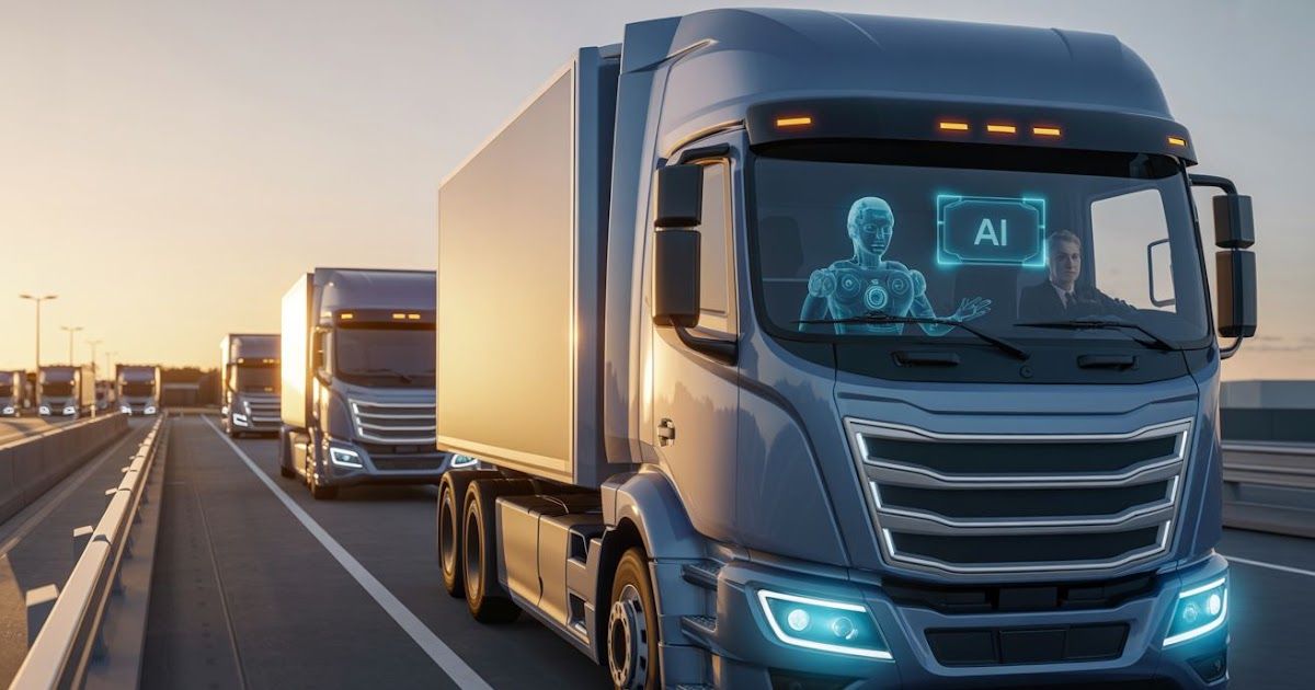 Zelfrijdende trucks en AI: De nieuwe ruggengraat van logistiek