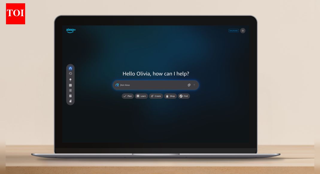 Amazon brings Alexa+ to the web, taking on ChatGPT, Gemini in AI chatbot race - The Times of India
