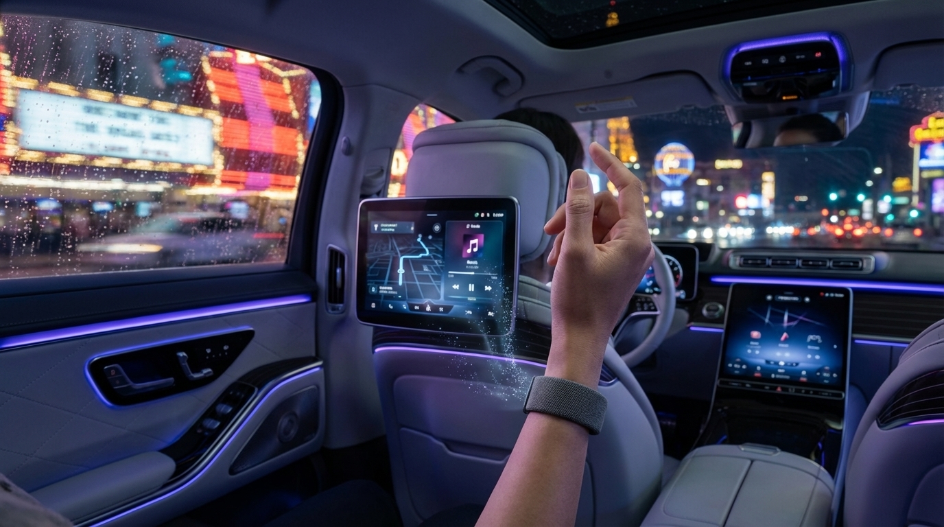 CES 2026: Garmin en Meta tonen infotainment-bediening zonder aanraking