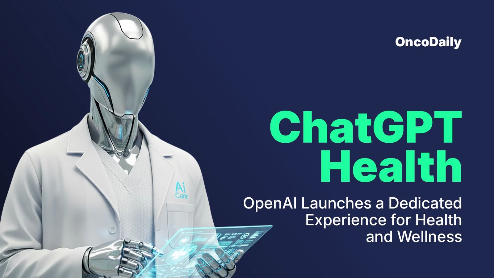 ChatGPT Health: OpenAI Introduces a Dedicated Space for Health and Wellness Conversations - OncoDaily
