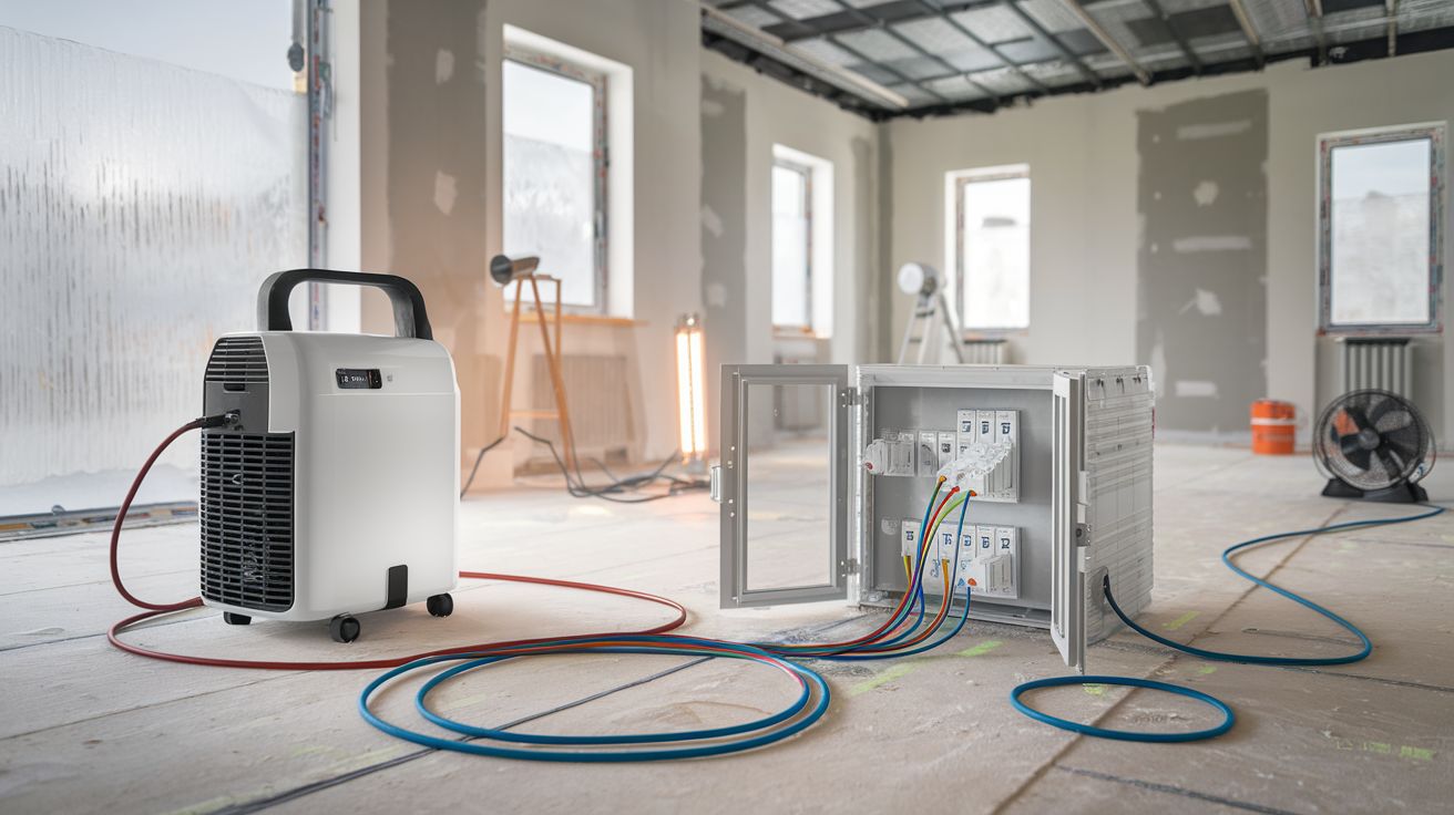 Werfkast + bouwdroger tegelijk plannen: zo vermijd je uitvallende zekeringen en stilstand