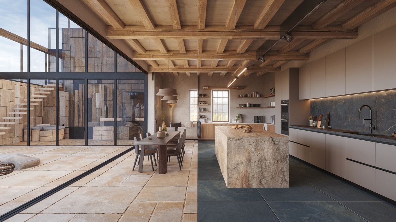 Welke natuursteen past het best bij een moderne versus landelijke woning?