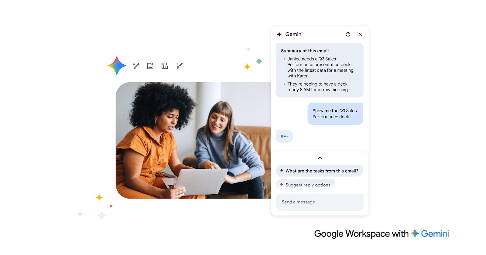 Outils d'IA pour les entreprises | Google Workspace