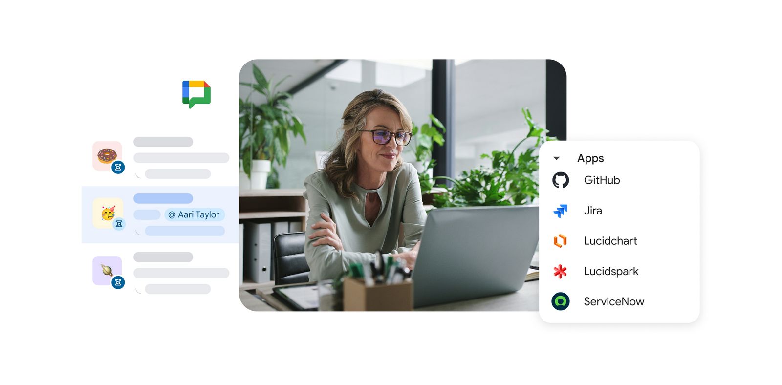 New apps for Google Chat make teamwork more fluid and connected | Google Workspace Blog