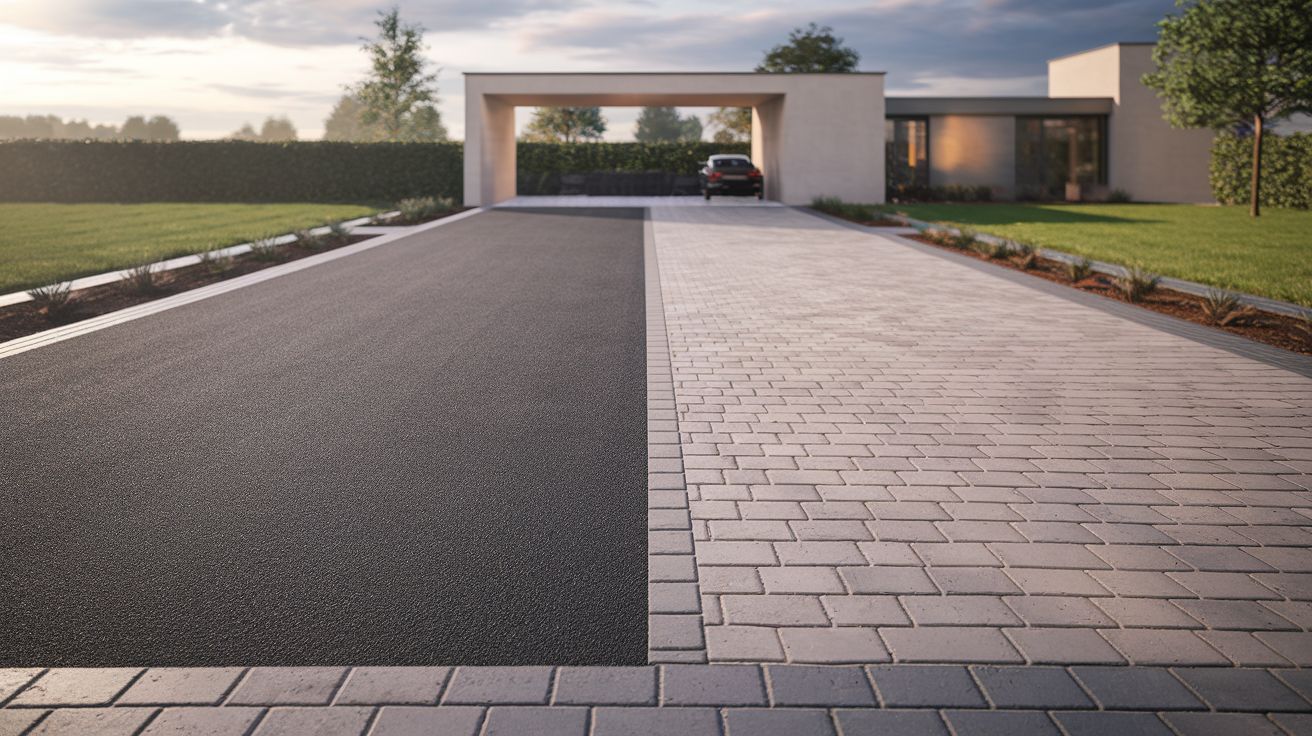 5 factoren om te overwegen bij het kiezen tussen asfalt en betonklinkers