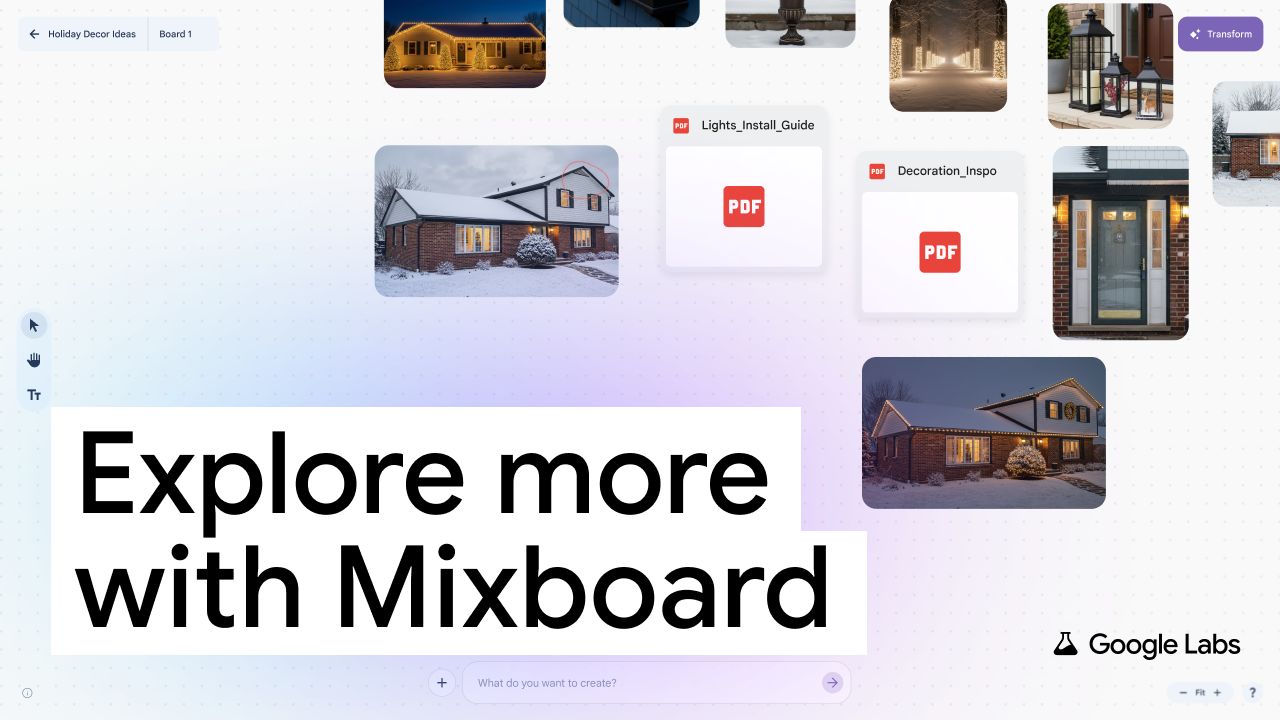 Create presentations with Nano Banana Pro in Mixboard and more