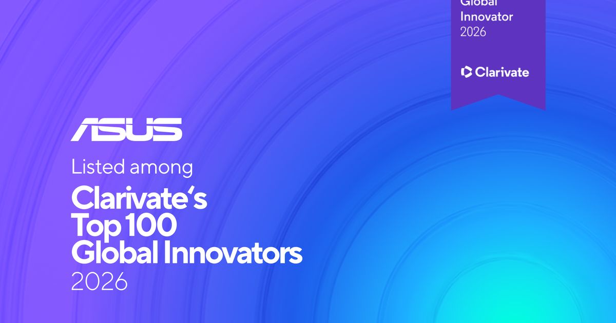 ASUS Listed Among Clarivate’s Top 100 Global Innovators 2026