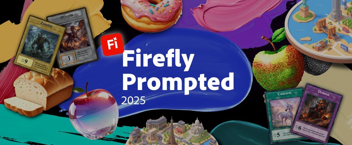 “Halftone” “nostalgia” and more: 2025’s top Firefly prompt trends | Adobe Blog