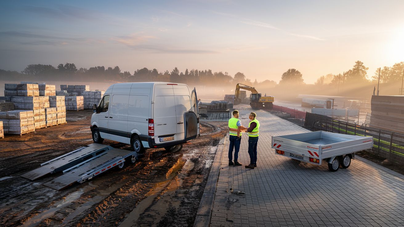Aanhangwagen huren of kopen: de financiële afweging voor bedrijven