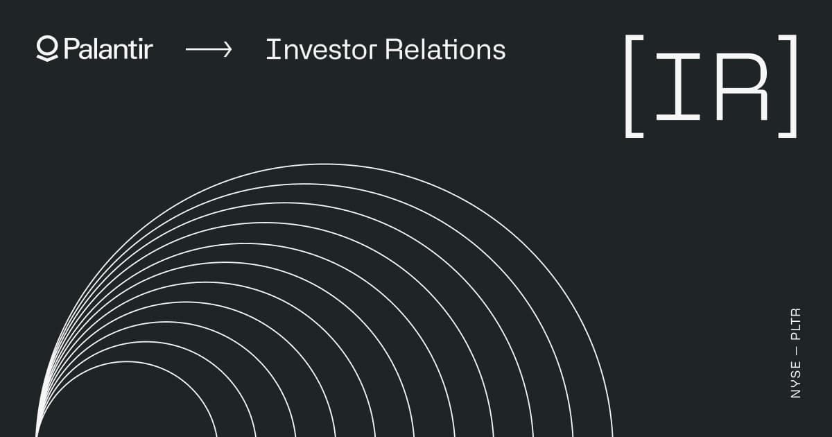 Palantir IR