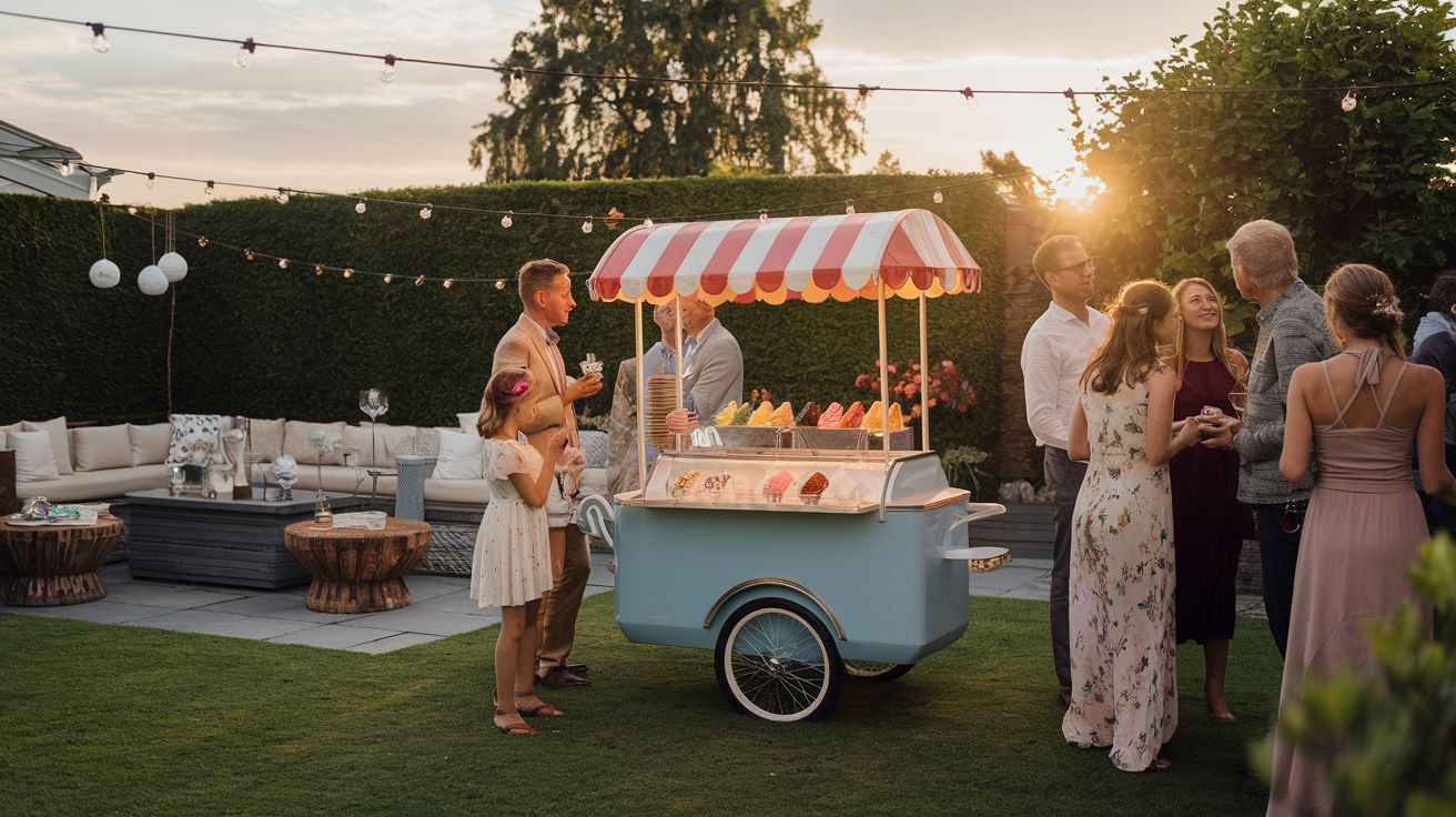 Hoe je je tuin- of huiskamerfeest omtovert met een ijskar of foodtruck