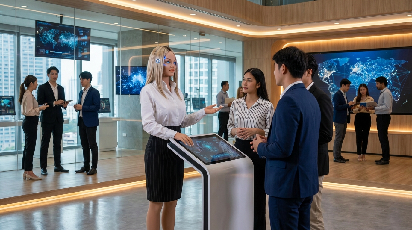 Robot voor mens: Ericsson zet AI-humanoid in voor engagement en opleiding