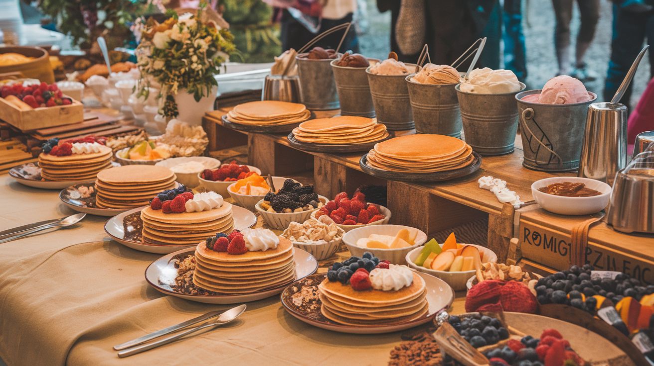 Hoe je met pannenkoeken een gezellige desserttafel bouwt voor groot en klein