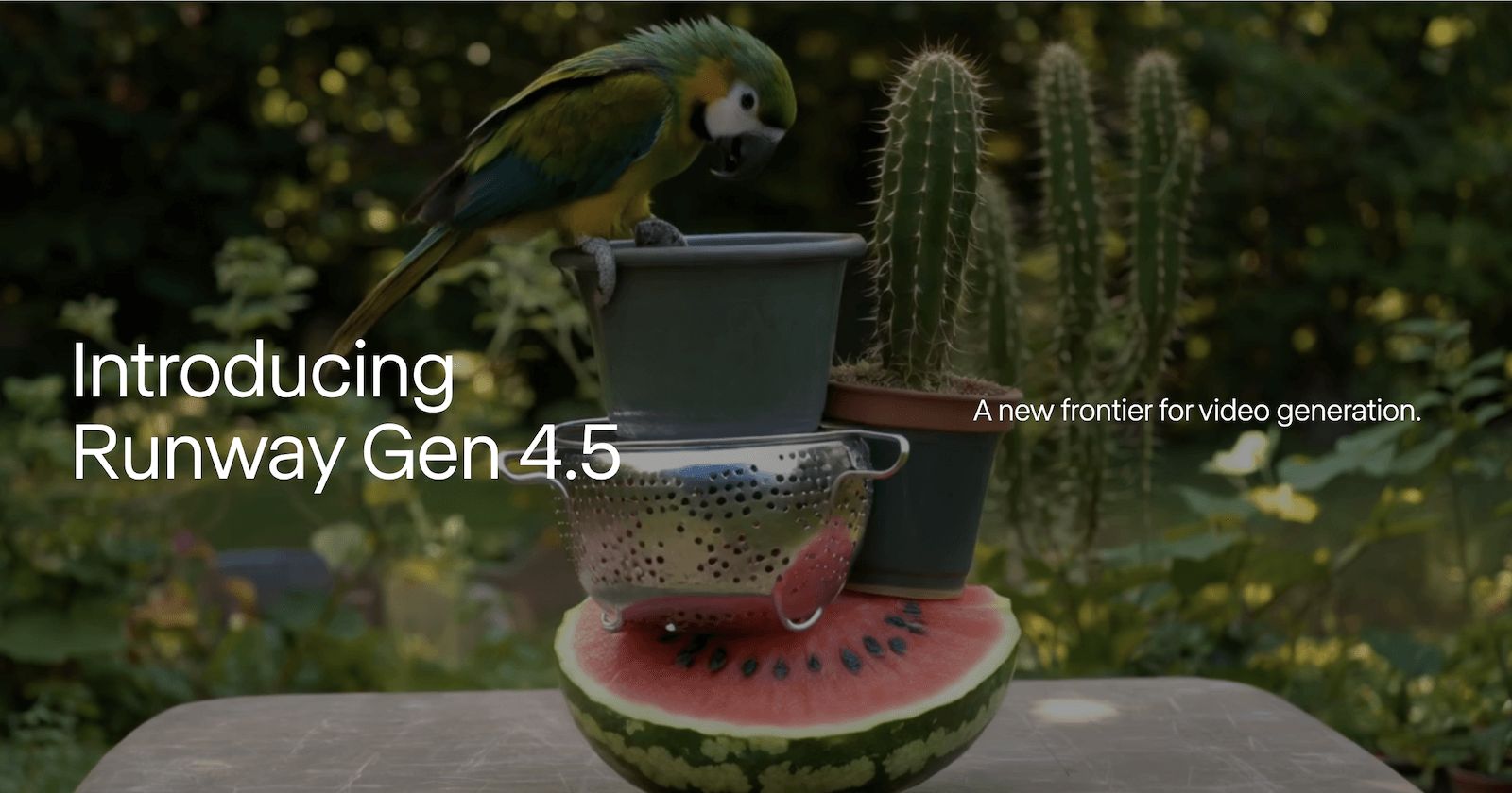 Runway Research | Introducing Runway Gen-4.5