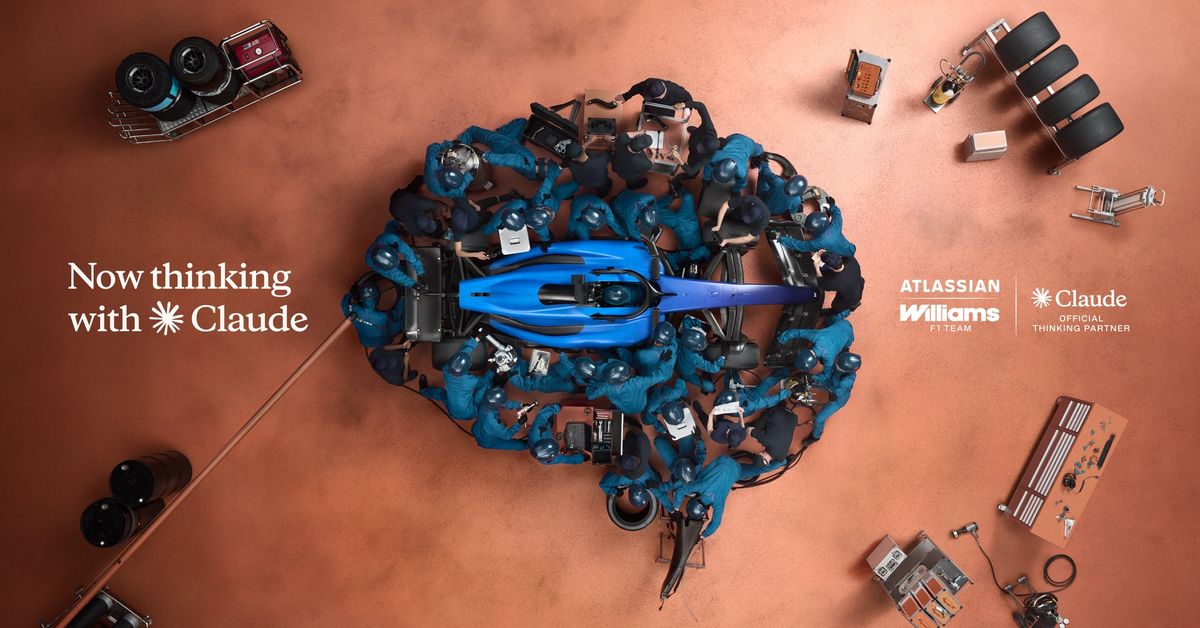 Anthropic and Atlassian Williams F1 Team announce multi-year partnership, naming Claude the team’s ‘Official Thinking Partner’ | Atlassian Williams F1 Team