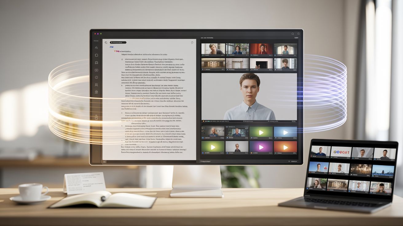 Maak in minuten een video van je Word-document met AI