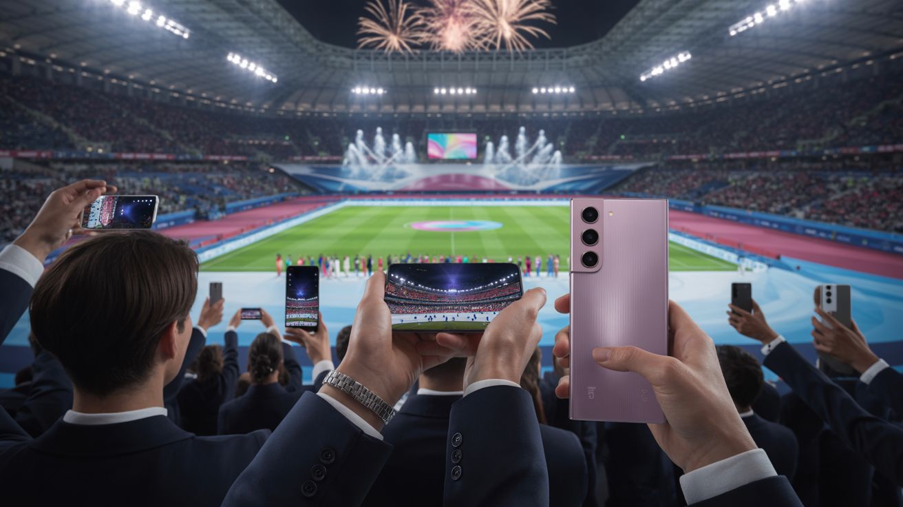 Van tribune tot tunnel: Samsung Galaxy brengt Winterspelen dichterbij