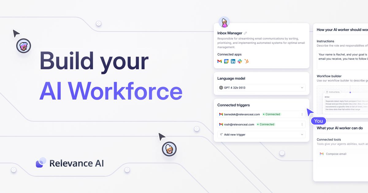 Relevance AI - Build your AI Workforce - AI for Business