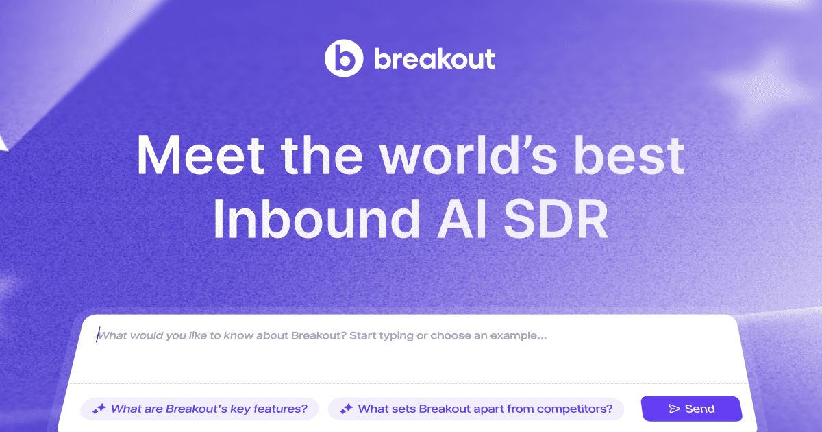 The Inbound AI SDR — Breakout