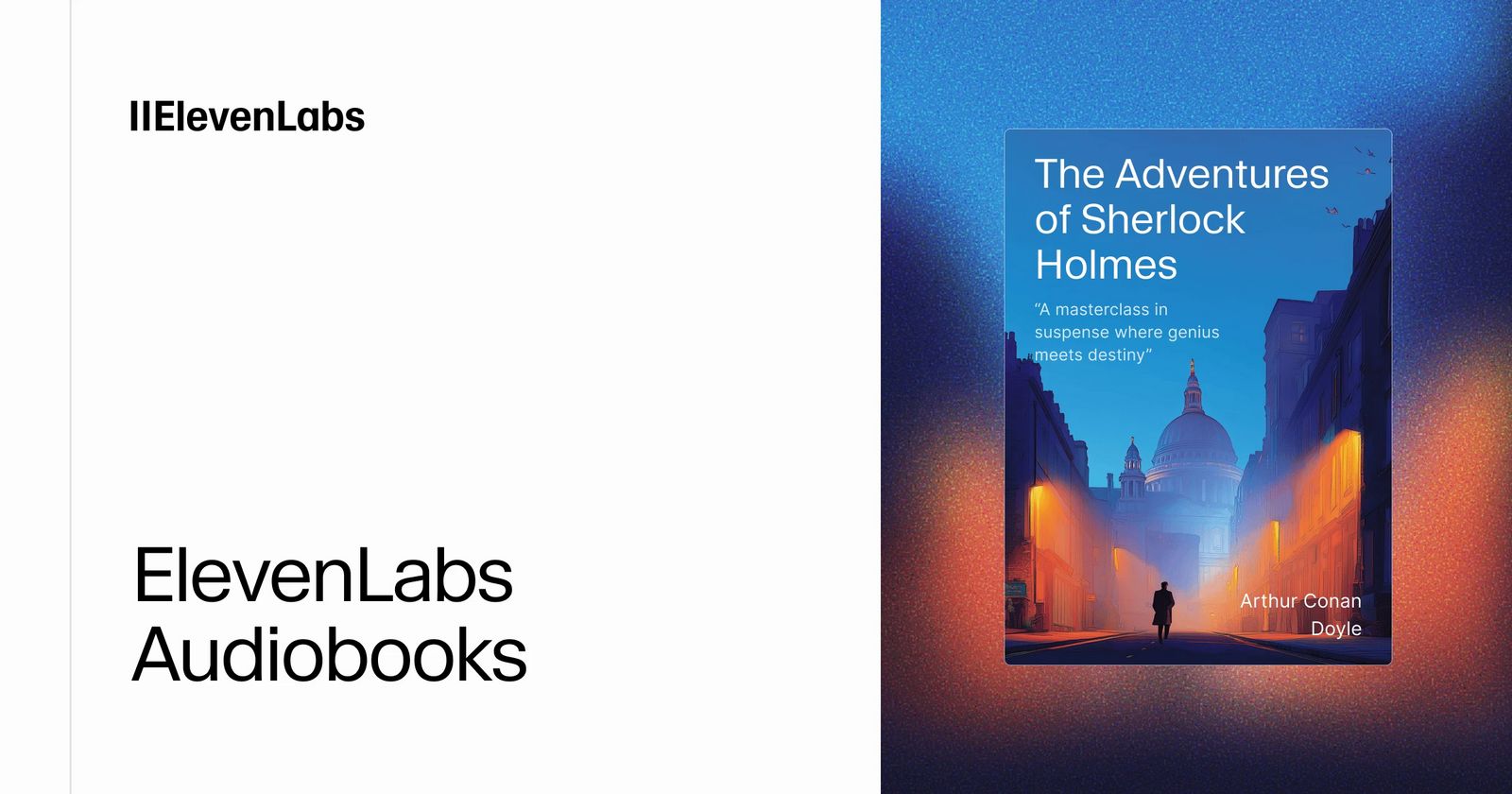 Create studio-quality audiobooks with ElevenLabs