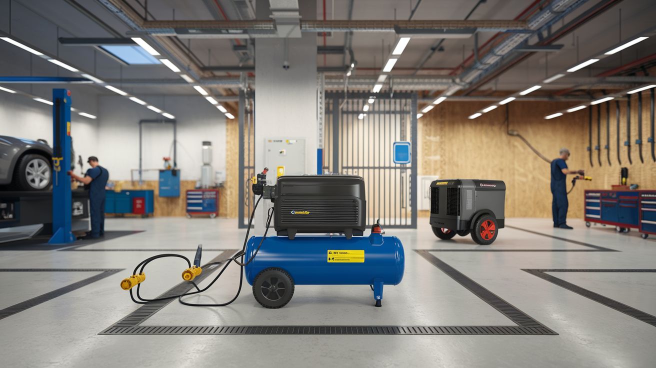 Welke persluchtinstallatie past bij jouw verbruik? Rekenvoorbeeld met l/min, bar en opstartstroom