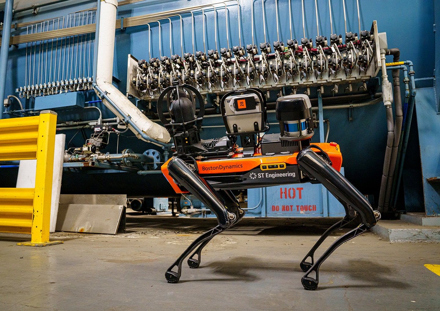 Spot at ST Engineering MRAS | Boston Dynamics